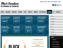 Tablet Screenshot of blackcanadians.com